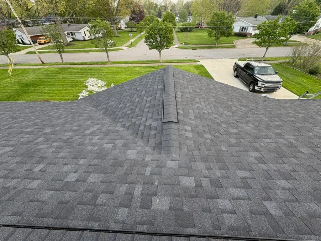 roof done by Bay Village Roofing company