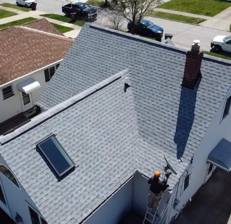 Roof replacement done by roofing company in Fairview Park