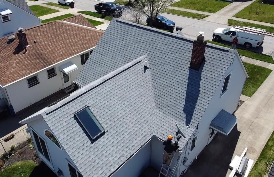 Roof replacement done by roofing company in Fairview Park