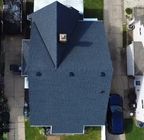 CertainTeed shingle roof replacement in Rocky River Ohio