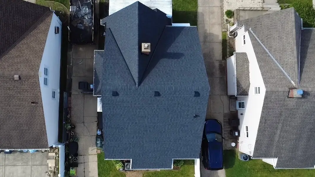 CertainTeed shingle roof replacement in Rocky River Ohio